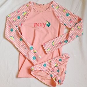Roxy Teenie Wahine Girls Rashguard Set